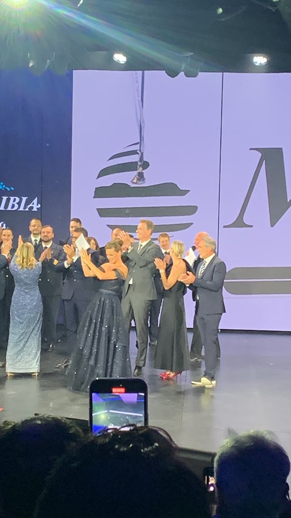 CruiseCriticUK's tweet image. Yes! @MSCCruisesUSA new #cruise #ship #MSCEuribia is christened by Sophia Loren! 🚢🥂 #SavetheSea