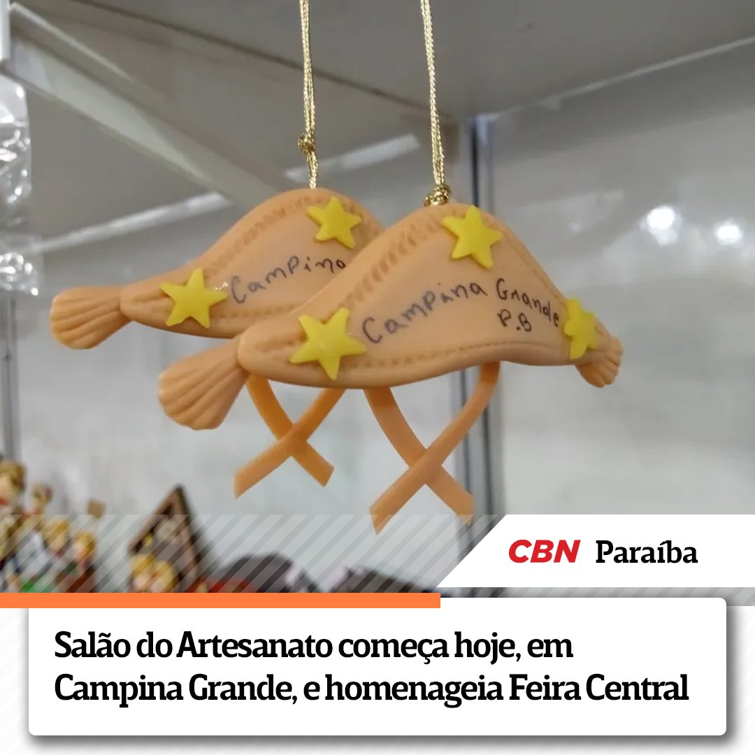 cbnpb's tweet photo. Hoje começou o Salão do Artesanato, em Campina Grande, onde o tema deste ano é a Feira Central da cidade. #NoArNaCBN 🎨🧵📈 

Mais informações na CBN!
📻 101,7 FM em João Pessoa
📻 103,5 FM em Campina Grande
➡️ https://t.co/QOUBIsAAHA

📷 Iara Alves / g1 https://t.co/W1WNO5jrBv