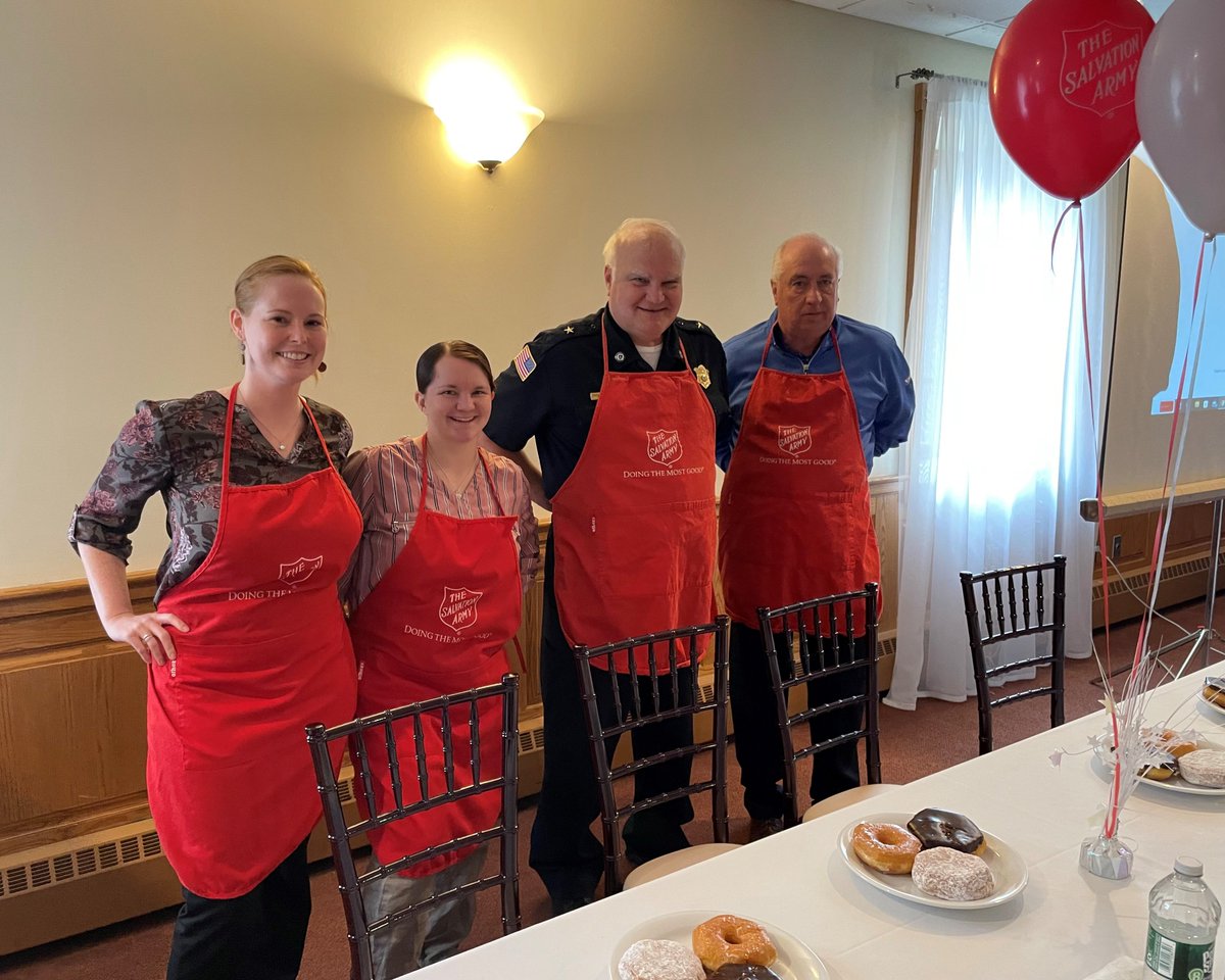 Smiles by the dozen! 🍩 This year we are celebrating National Jelly-Filled Doughnut Day by raising funds for @salvationarmyri's 1st Annual “Donut Day Too”, for their essential programs and services. #SweetExperience #Fundraising