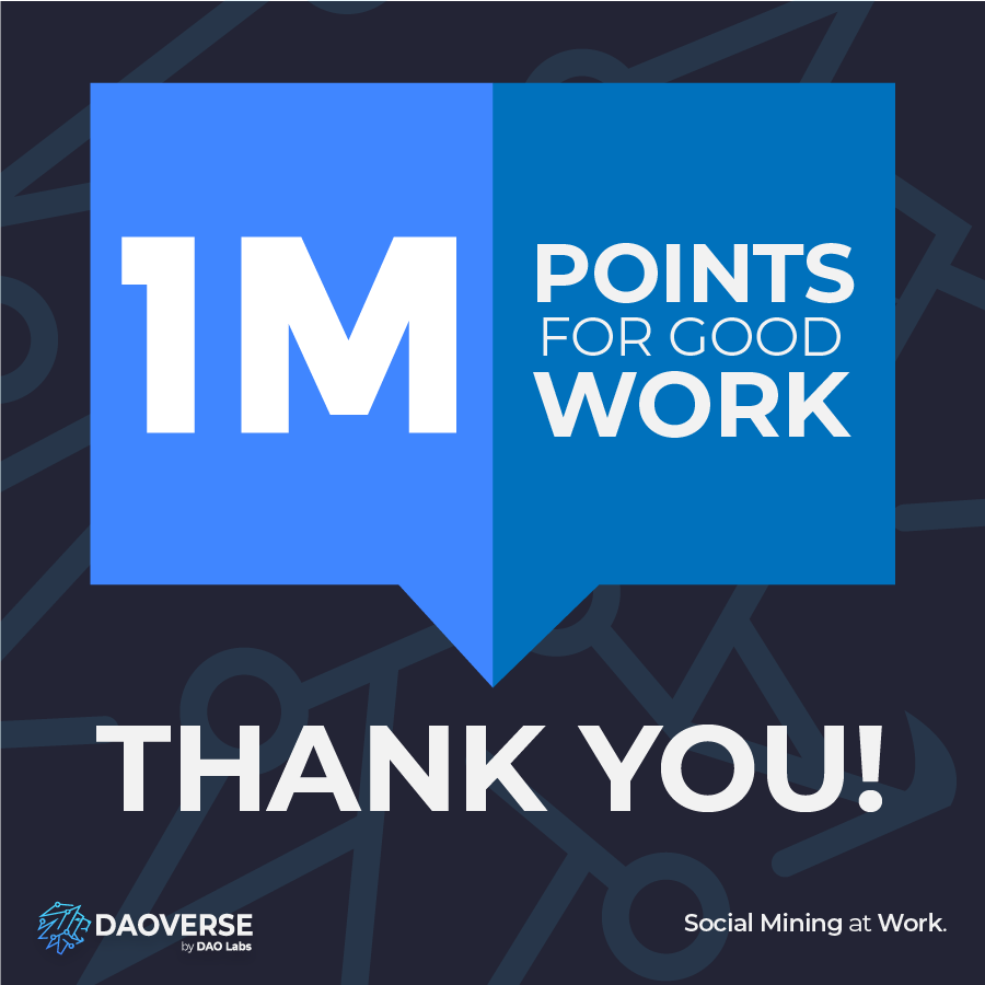 We DAOVERSIANS say a big thanks to @TheDAOLabs. Not every project In the space distributes 1 million dollars. That's why The DaoLab has a special place in our hearts.
#DAOVERSE #DAOLabs $LABOR