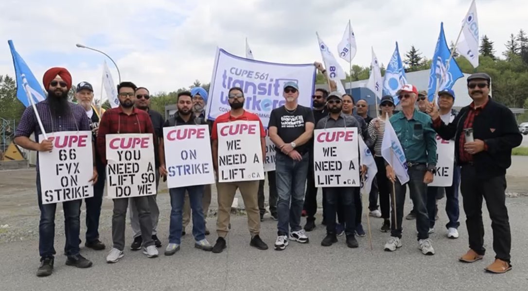 FVTransitStrike's tweet image. Day 81

WeNeedALift.ca

@CUPEBC @cupenat @dgawthcupe
#MembersStrongOnTheLine #WeNeedALift #bcpoli #canlab #bclab #picketline #walktogether #fairdeal #busdrivers #onedaylongeronedaystronger #BCTransit
#Transit #fightingforfairness #afairdeal
#StrongerTogether