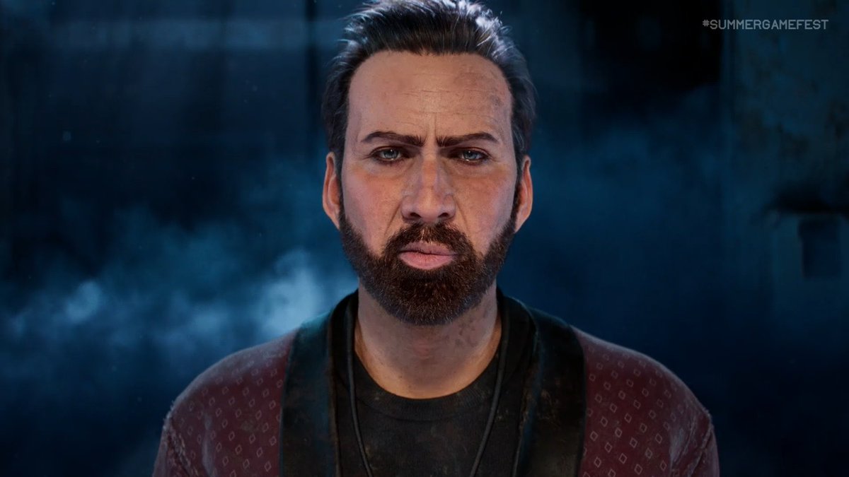 What @RadioRose sees in her nightmares! #NicolasCage is perfect for #DeadbyDaylight!