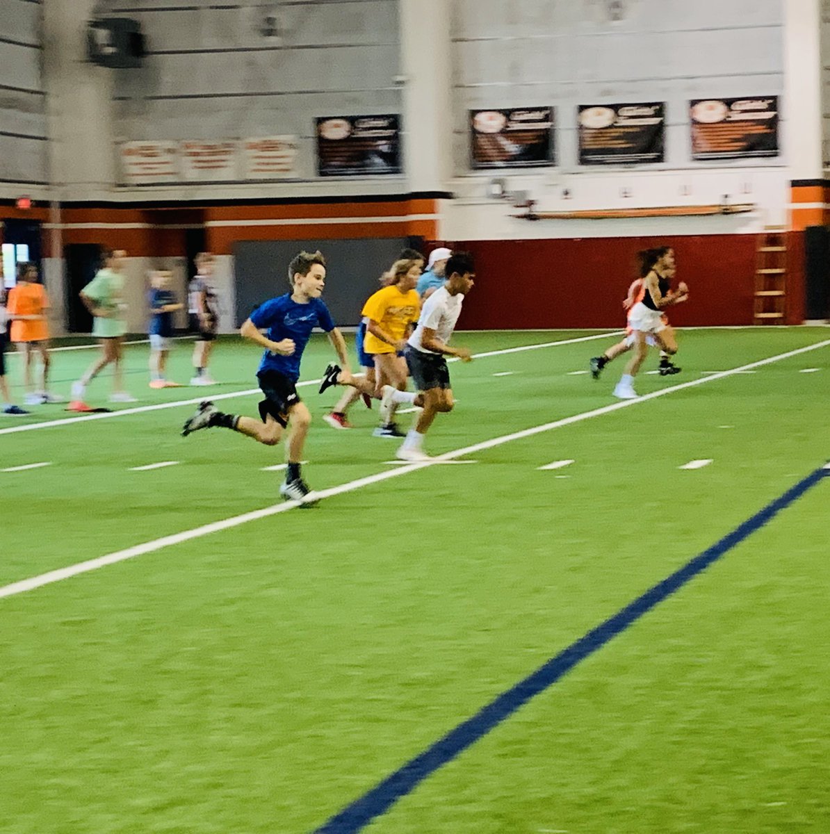 THE FUTURE!!!!!! So proud to be a part of the first ever Future Yellowjackets Strength and Conditioning program. Talk about an action-packed hour of activity. This group has got some ENERGY!! Thanks parents for letting us work with your kids. 👊 #JFND
