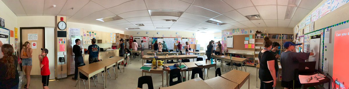teach__collins's tweet image. Grade 8 and Grade 3 both explored (with great success and engagement) #thinkingclassrooms
‘I like doing math this way’ ´working with others makes me think more’
Bam. 🙌 Keep thinking @TayShoresPS ! @SCDSBProgram @pgliljedahl