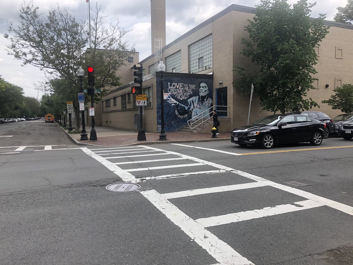 On the corner of Warren Ave & Dartmouth St 🤝 RIP Mel King ☘️🕊️🙏🏼