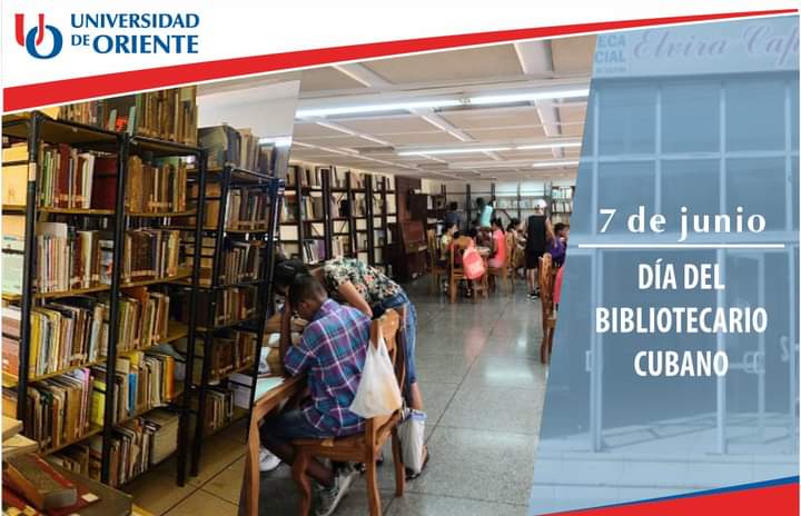 Porque toda biblioteca continúe su labor humanista, de fomento del conocimiento y los valores. Felicitamos a bibliotecarias y bibliotecarios de toda #Cuba por la importante labor que desempeñan, en especial a los que forman parte de nuestra institución. #OrgulloUO