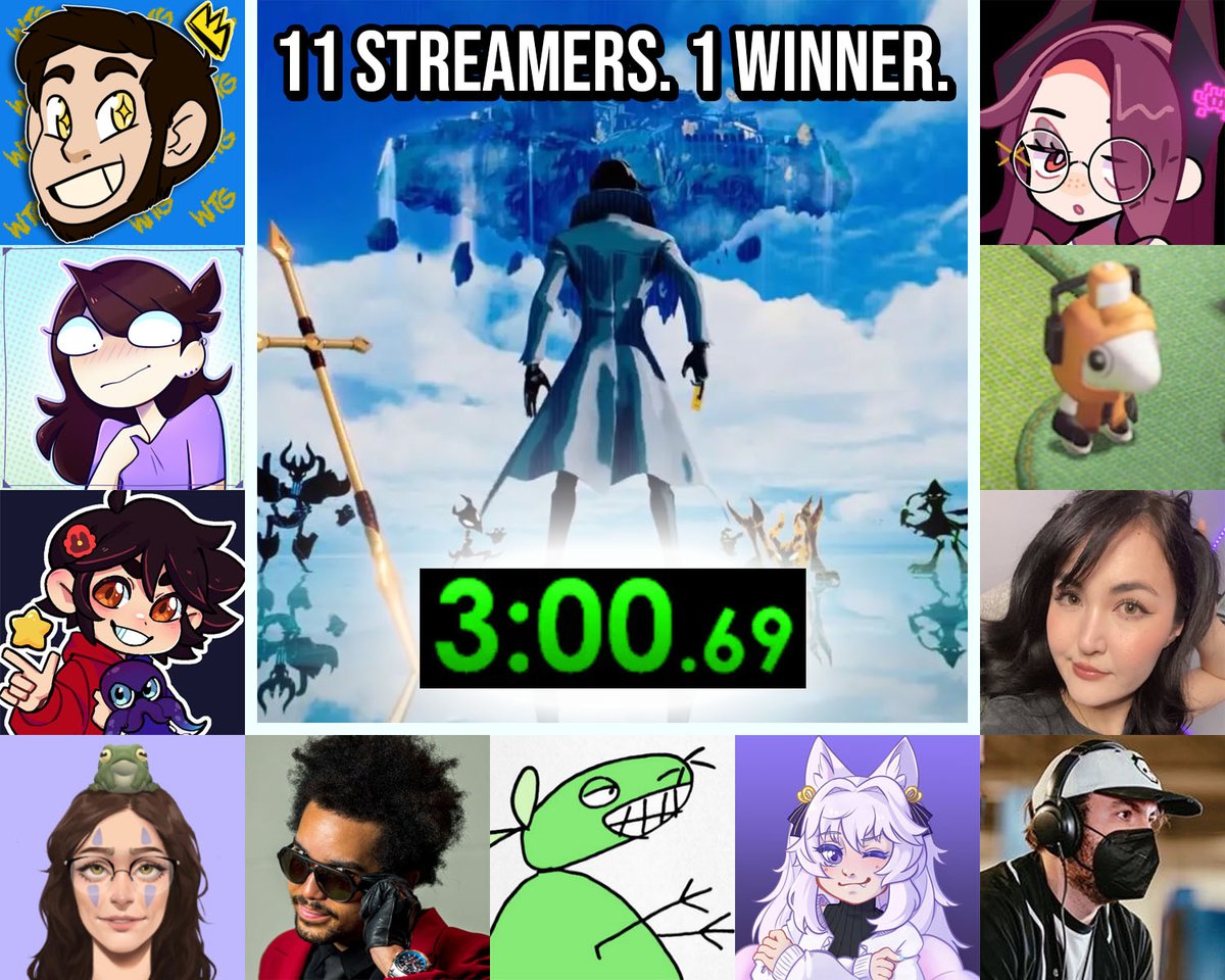 11 streamers are racing in Neon White... the catch? None of them have ever played the game before. twitch.tv/alpharad Come check it out. :)