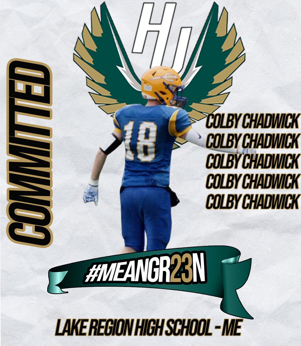 Welcome our newest #HussonGuy !

🏈Colby Chadwick
🦅Lake Region High School, NH
#MeanGr23n | #Hus2onGu4s