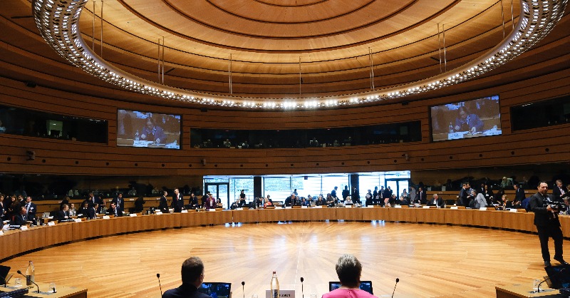 EUCouncil's tweet photo. #JHA | EU ministers for home affairs have reached an agreement on #migration &amp; #asylum rules and also discussed:

🔷Schengen area
🔷visa policy

More 👇