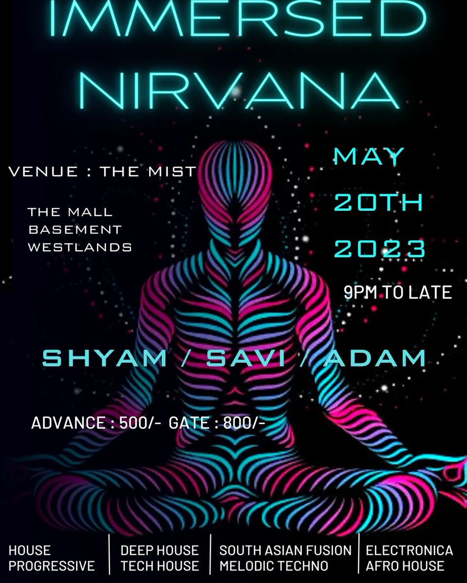 Massive thank you for those that showed up to @immersednirvana at <a href="/TheMist/">The Mist</a>.

The magic continues as we start to layer and blend ethnic beats with high-energy. A fusion of genres and magic.. 

Get ready for the next episodes as we dance to a one-of-a-kind sounds.