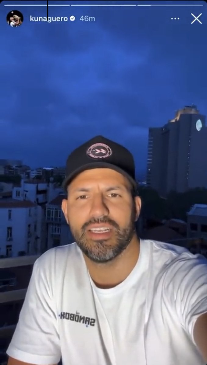 Aguero is already wearing the inter miami cap 😂

Leo Messi’s influence is unreal 🐐