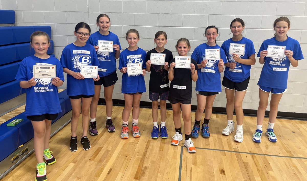 bwickgbb's tweet image. 2023 Girls Basketball Youth Camp this week was a blast! Thank you to all the campers that came, we hope you had a lot of fun!!