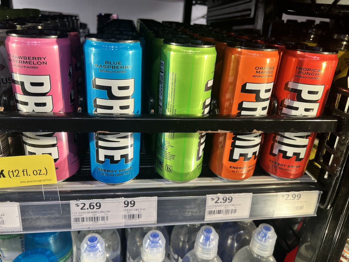Look what I saw I need to try one I love it 😍 keep up the good work and continue to be friends #primeenergydrink #loganpaul #ksi