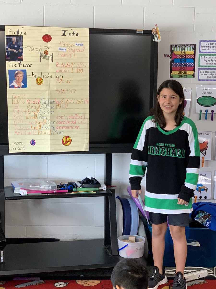 First two passion project presentations today! Both about amazing athletes. Cant wait for more champions to present