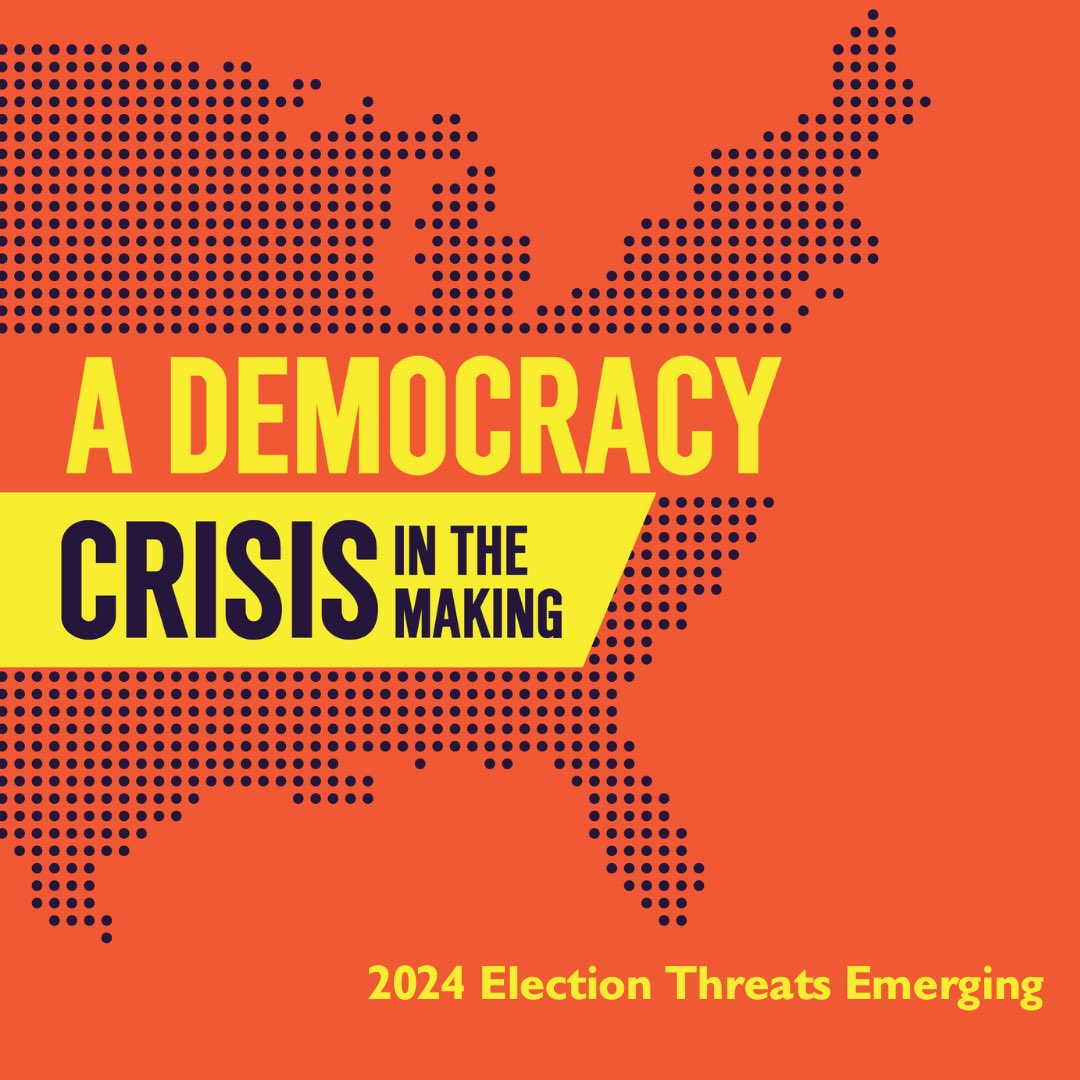 Protect Democracy (@protctdemocracy) on Twitter photo NEW: 38 states are considering at least 185 bills that would make it easier to overturn the will of the voters — and harder for trusted election officials to do their jobs.
We, along w/our partners <a href="/statesunited/">States United Democracy Center</a> & <a href="/lawfwd/">Law Forward</a>, are ringing the alarm—again. protectdemocracy.org/work/democracy… NEW: 38 states are considering at least 185 bills that would make it easier to overturn the will of the voters — and harder for trusted election officials to do their jobs.
We, along w/our partners <a href="/statesunited/">States United Democracy Center</a> & <a href="/lawfwd/">Law Forward</a>, are ringing the alarm—again. protectdemocracy.org/work/democracy…