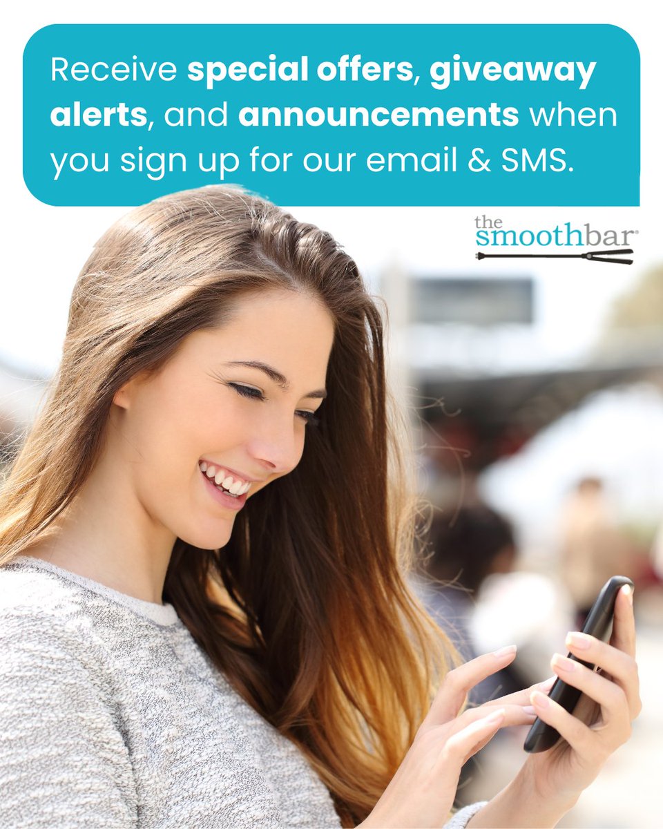 TheSmoothBar's tweet photo. Do your hair a favor! 💁‍♀️Receive exclusive deals, giveaway alerts, and announcements from The Smoothbar when you sign-up for our email and SMS messages! 📲 Be the first to know and never miss out on our special offers! https://t.co/GpM1Og61jP https://t.co/dsYpcURFlm