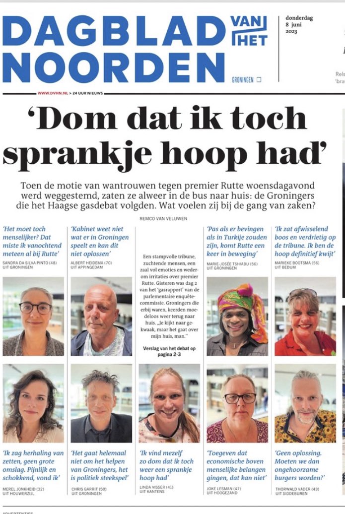 peterkwint's tweet image. De beste voorpagina’s zijn soms ook de meest pijnlijke. #pegas #groningen