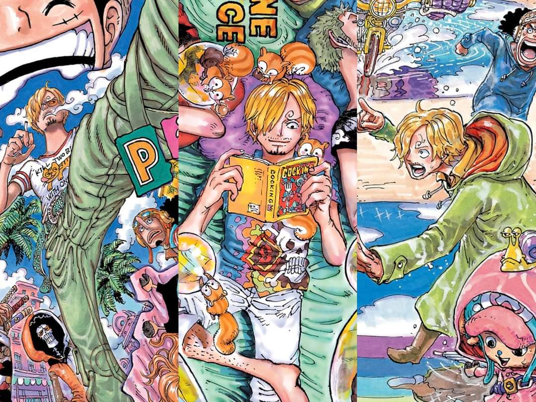 #ONEPIECE1086
.
.
.
.
In the last 4 color spreads, Sanji has been the center/main highlight of the color spread 3 times.