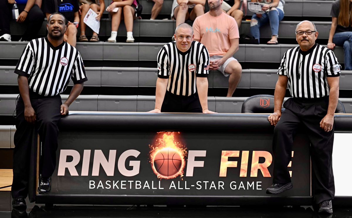 Congratulations and Thank You to our officials who worked the Ring of Fire HS All Star games the last two nights!