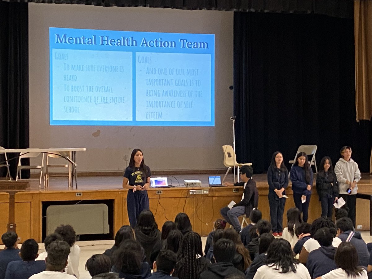 morianac's tweet photo. Thank you to our Mental Health Action Team (MHAT) for the presentation on Self-Esteem and Compassion! The students were inspirational with the message delivered today! https://t.co/wuXLvAJHdD