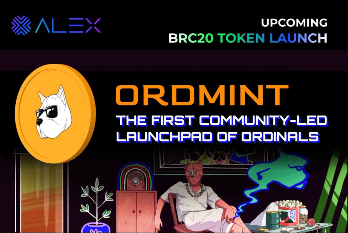 Ordmint (@ordmintapp) on Twitter photo Ordmint is thrilled to announce 📣:
$ORMM will be the first-ever BRC-20 launch on <a href="/ALEXLabBTC/">ALEX 🟧 No. 1 Bitcoin DeFi</a> Launchpad 🥳🚀
We're giving away total 100 Airdrop WL spots 🎁
Follow <a href="/OrdmintAPP/">Ordmint</a> & <a href="/ALEXLabBTC/">ALEX 🟧 No. 1 Bitcoin DeFi</a>
Simply Like, RT, and reply with your #BRC20 address
LFG! Join us in the celebration! 🎉 Ordmint is thrilled to announce 📣:
$ORMM will be the first-ever BRC-20 launch on <a href="/ALEXLabBTC/">ALEX 🟧 No. 1 Bitcoin DeFi</a> Launchpad 🥳🚀
We're giving away total 100 Airdrop WL spots 🎁
Follow <a href="/OrdmintAPP/">Ordmint</a> & <a href="/ALEXLabBTC/">ALEX 🟧 No. 1 Bitcoin DeFi</a>
Simply Like, RT, and reply with your #BRC20 address
LFG! Join us in the celebration! 🎉