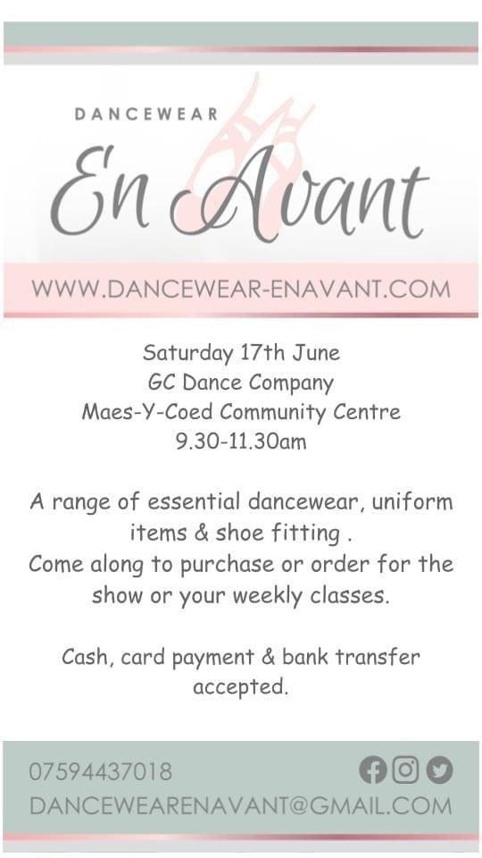 EnAvantWales's tweet photo. It’ll be great to be back with @GCDanceCompany1 - we can't wait to see you all again!

It’s our 3rd shop for GC and, as always, will have all our essential items and will be helping you get show day ready.
🩰🤍🩰🤍🩰🤍🩰🤍🩰🤍🩰🤍🩰 https://t.co/8AwPkRGdQC