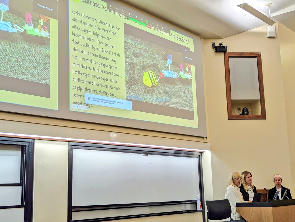 So proud to call <a href="/EFishterTech/">ellen fishter</a> <a href="/danidegraw/">Dani DeGraw</a> and @DrMercsEdTech my colleagues! They presented all the amazing projects our STEAM program has done over the past two years at today's <a href="/NJECC/">NJECC</a> meeting.
#LIVwithTech <a href="/LivSchools/">Livingston Schools</a> <a href="/LPS_Rehman/">Teresa Rehman</a>