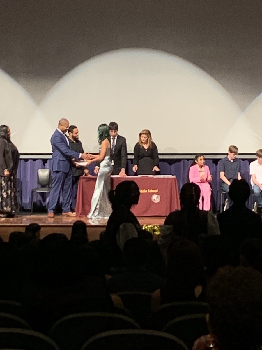 ESOL_Odyssey's tweet photo. So proud to watch my @DDEMSEagles 8th graders get promoted to high school today! I’ve been SO LUCKY to be their teacher this year #ESOLonFire @PGCPSESOL https://t.co/UhAHJUZ9j4