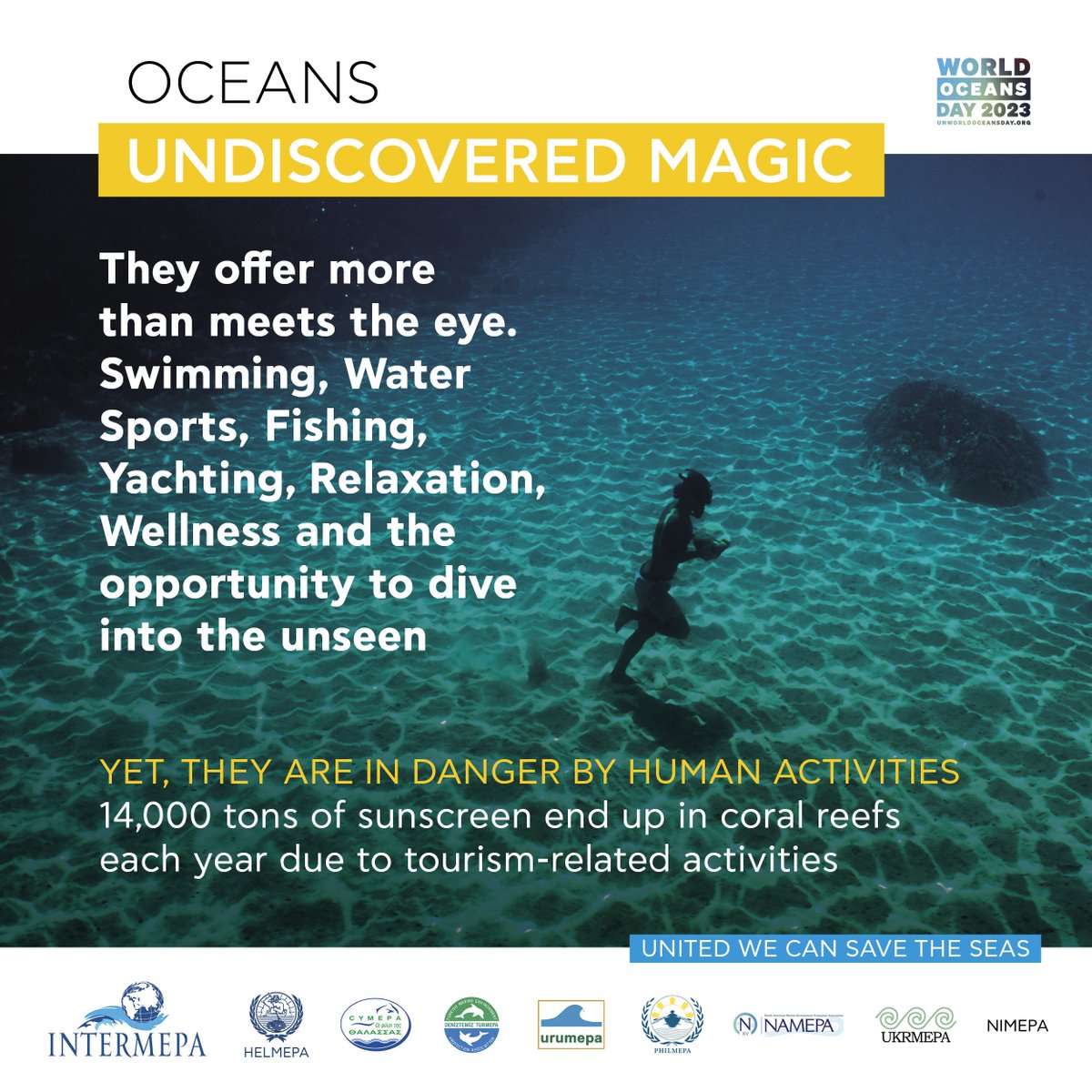 #UNWorldOceansDay #OceanFirst #HealthyOceans #MarineLife #OceanBiodiversity #OceanLiteracy #OceanicWonder #SustainableDevelopment #SaveOurSeas #UnitedWeCanSaveTheSeas @HELMEPA @turmepa_dernegi @NAMEPA1 @ContactPhilmepa