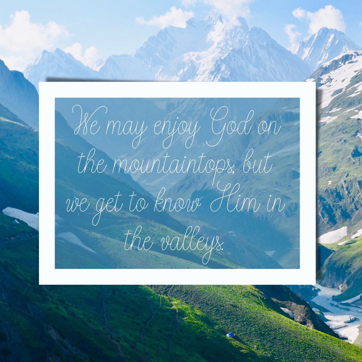 KimHBrannan's tweet image. We all have faced the valleys.  My prayer is that we aways turn to him in our times of need.

#GetToKnowGod #prayers #christianinspiration #christianteacher #kimharveybrannan