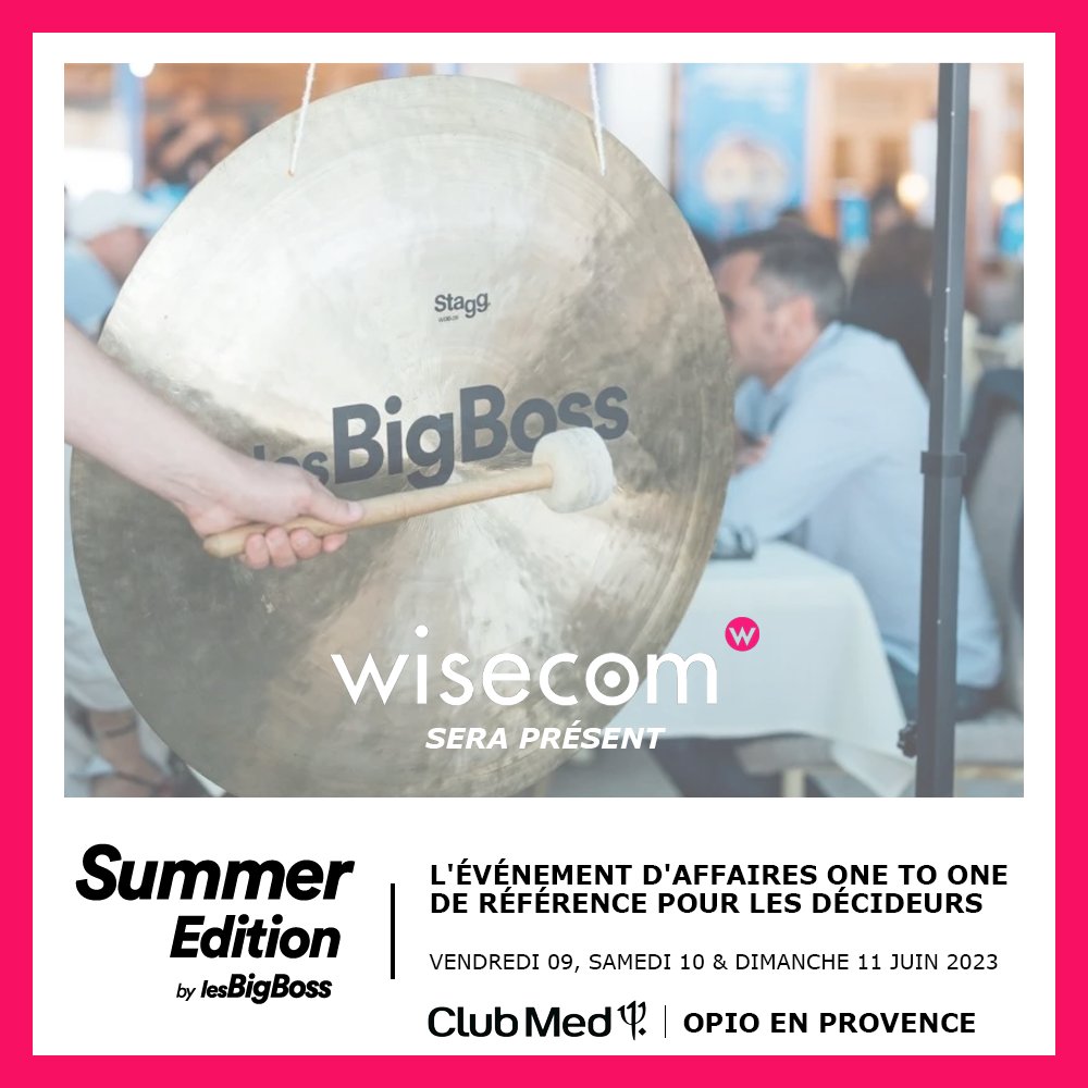 🤗 Vous faites quoi ce WE ?

Nous on sera à la Summer ☀️ édition des @lesBigBossOff !

Complètement disponible pour échanger sur vos stratégies et vos enjeux liés :

👉 à l’expérience clients
👉 à l’acquisition, la fidélisation et au lead management
👉 au service clients à la 🇫🇷