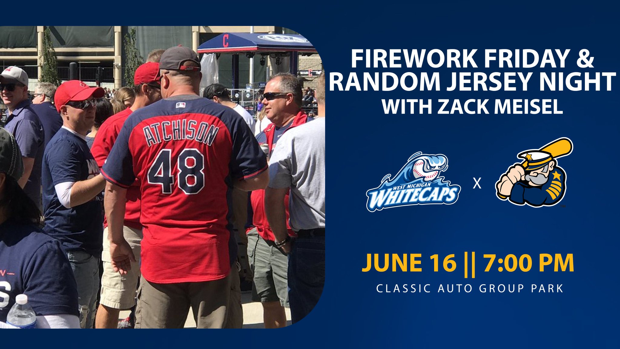 Lake County Captains on Twitter "RANDOM JERSEY NIGHT WITH ZackMeisel