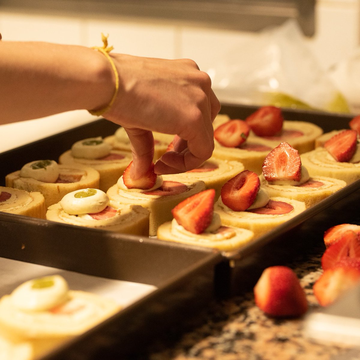 Quelques close-ups de cette douceur à la fraise. 😌 🍓