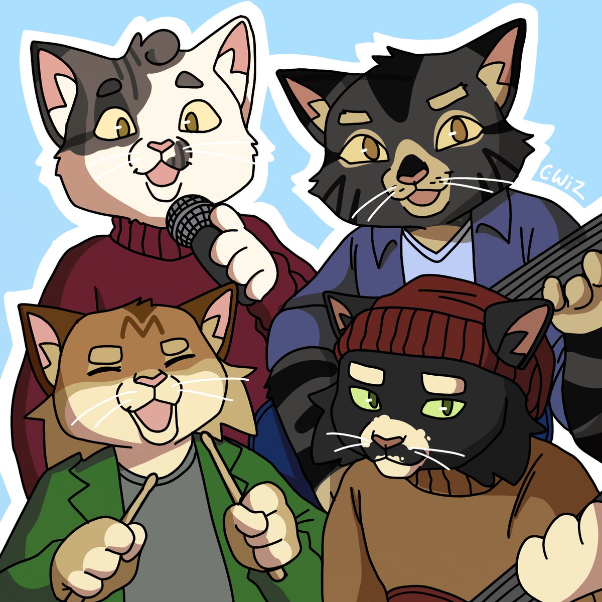 cwiz_art's tweet image. just saw Lovejoy in DC!! so lovejoy as cats because why not
.
[rts appreciated!] #lovejoy #lovejoyfanart