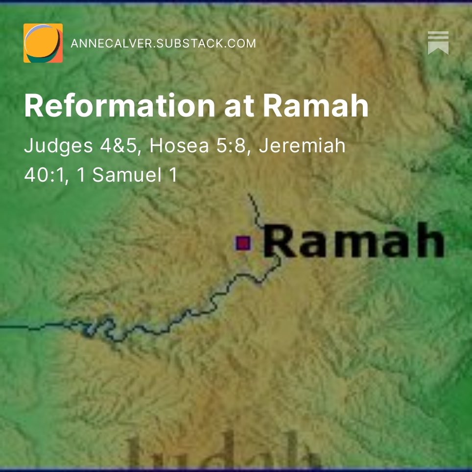 annecalver.substack.com/p/reformation-…

Where are we? Some revelation through Ramah