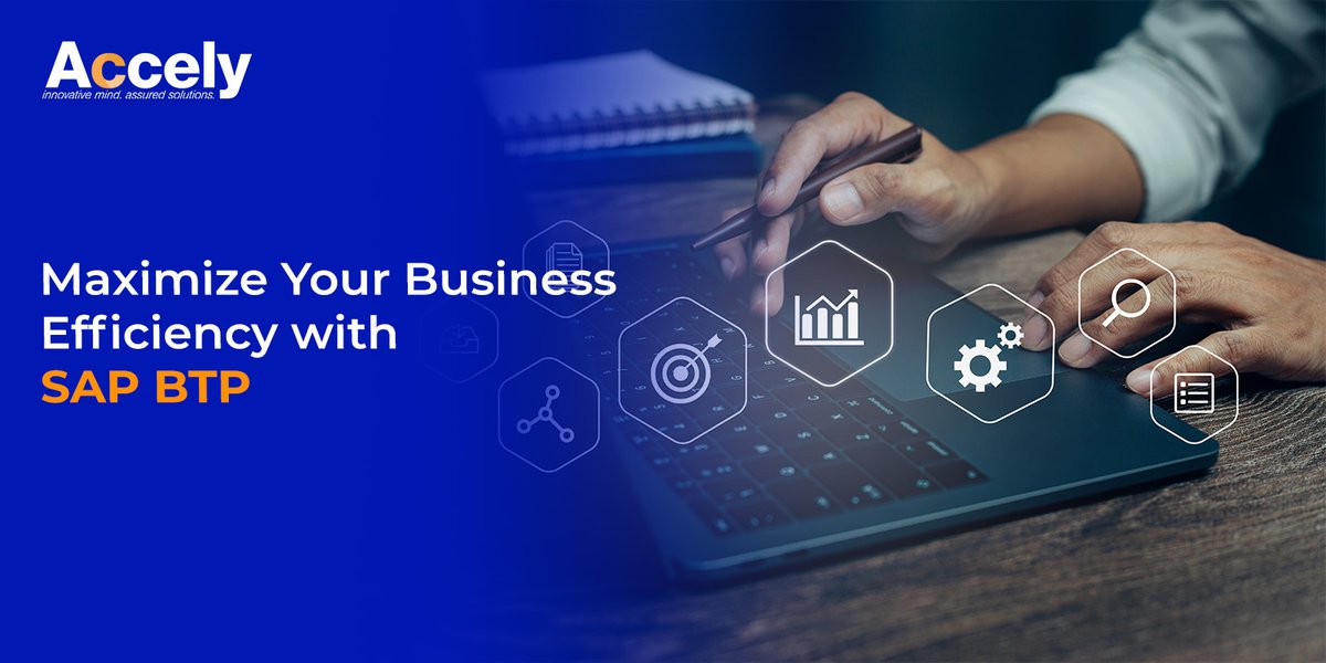 Ready to take your business to new heights of innovation and agility? Look no further than SAP BTP, the dynamic cloud platform that empowers you to transform your business.

Visit us to know more about the solution: bit.ly/42co0nt

#Accely #SAP #BTP #SAPImplementation