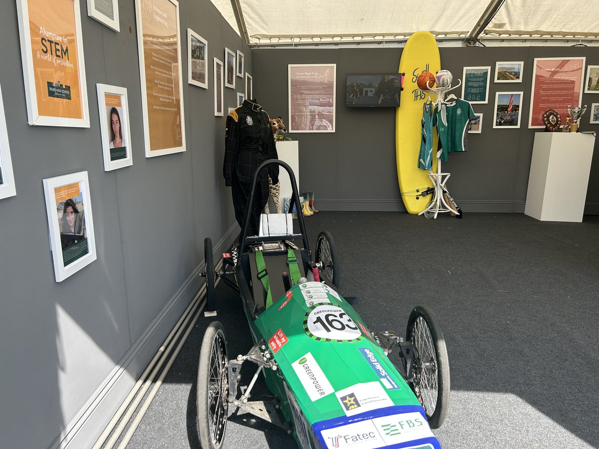 Truro High is excited to be exhibiting this week at the @theroyalcornwall , displaying the very best the school has to offer to the county and beyond. Come and visit us on Stand 372, between the Main Entrance and Main Show Ring.