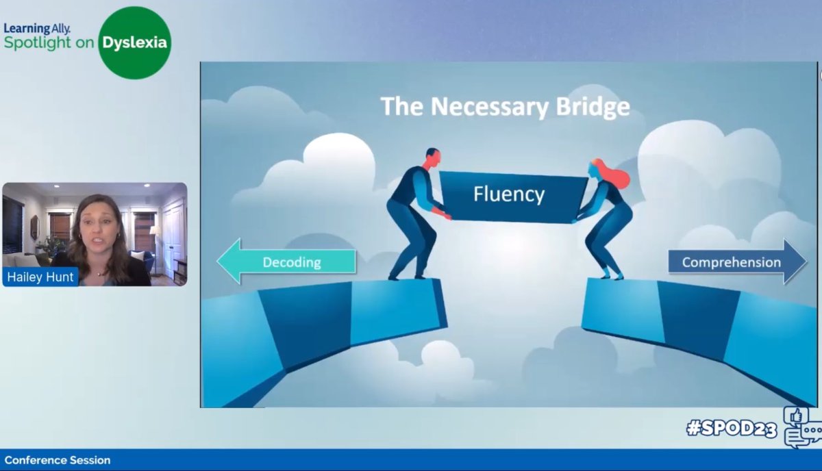 HerInfernal's tweet photo. I was today years old when I learned that “fluency does not ensure better comprehension, but instead directs attention where it is needed”
Still having minds blown at Hailey Hunt’s incredibly insightful session at @Learning_Ally ‘s #SPOD23 https://t.co/jh84OXLd6k
