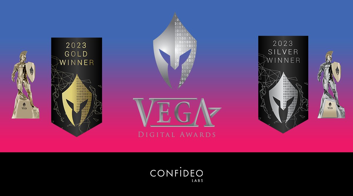 ConfideoLabs's tweet photo. Thank you @vegaawards for awarding two of our recent #AugmentedReality programs with GOLD and SILVER honors for Best Use of Augmented Reality!

>> GOLD // Spesolimab Immersive Presentation of Disease
>> SILVER // Udenyca Immersive Presentation of Device (AI)

#FutureReality #AR https://t.co/d6gCVdsZgO