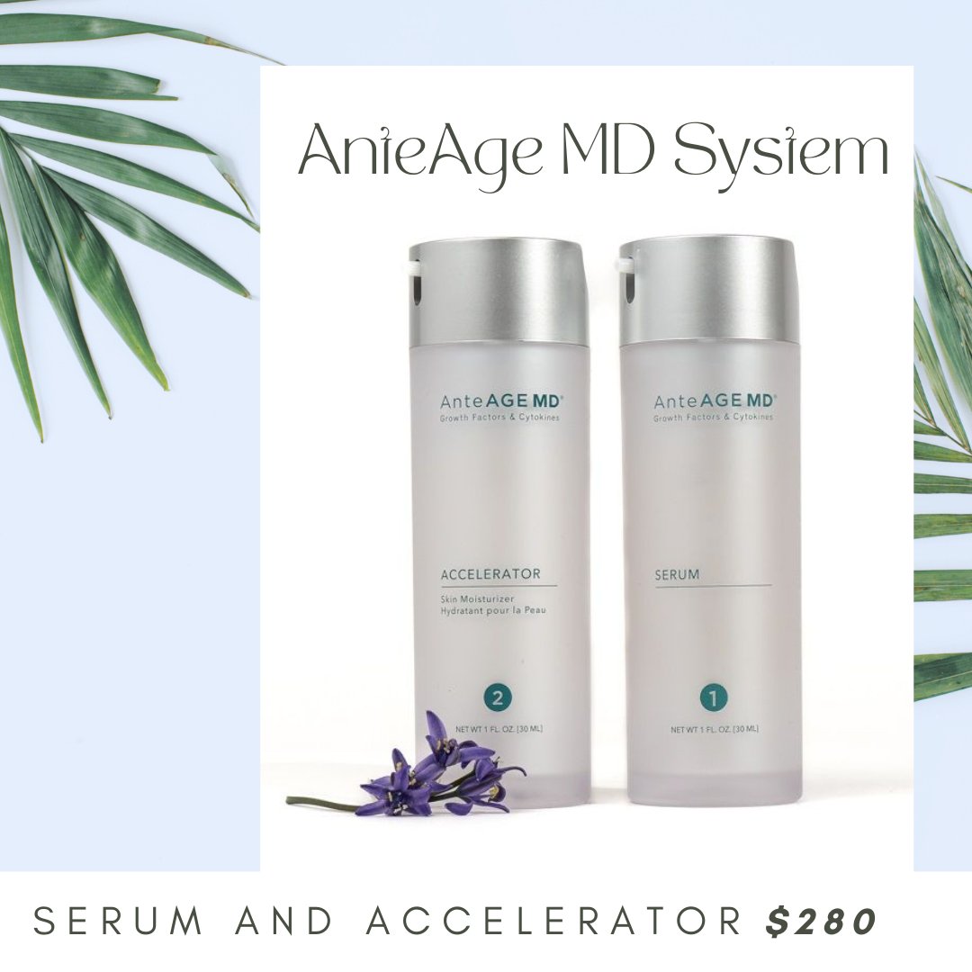 AnuMedSpa's tweet photo. Discover the power of Stem Cells with AnteAGE® MD System! TWICE the Stem Cytokines, along with 21 proven anti-aging ingredients. Reduces fine lines, skin redness, and sensitivity. Protects from environmental pollutions! #StemCells #AnteAGE #AntiAging #ProHealing #HealthySkin https://t.co/xCsS8f3IN4