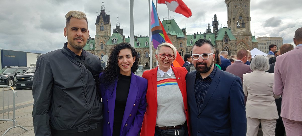 In Canada, we are who we are 

In Canada, we love who we love 

In Canada, we raise the pride flag

And proud of it 

#PrideSeason 🏳️‍🌈 🌈