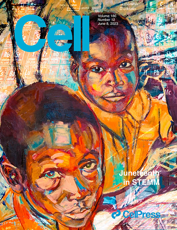 Our Juneteenth-themed issue is out! It features several articles highlighting the voices, perspectives and stories of over 70 outstanding Black scientists! ⁠ ⁠
cell.com/cell/current

On the cover, Mays et al. describe the historical context of the Juneteenth holiday in the