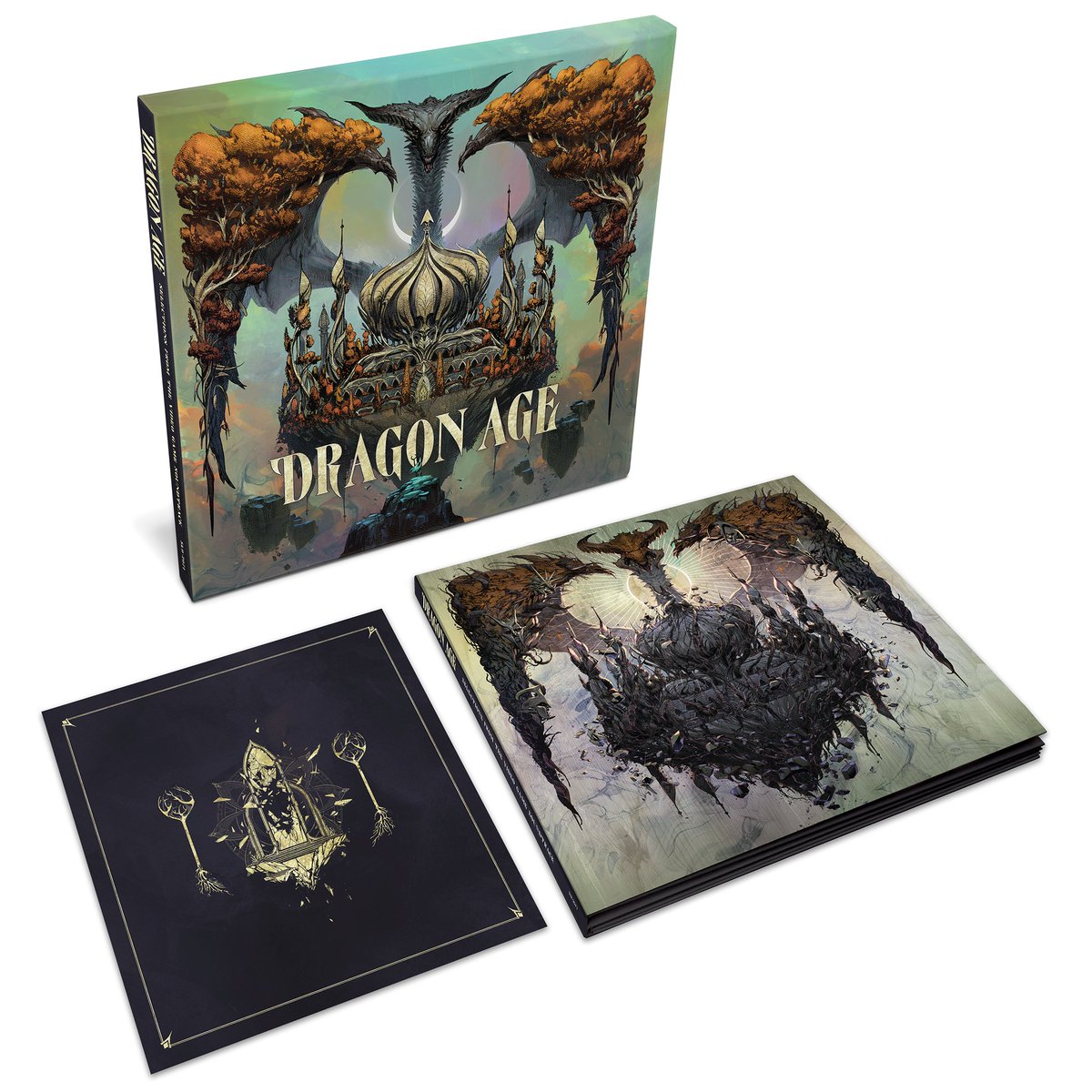 SPACELAB9's tweet image. AVAILABLE FOR PRE ORDER NOW – DRAGON AGE: ORIGINAL SOUNDTRACK 4LP BOX SET

EXCLUSIVELY AT SPACELAB9.COM

Expansive 4LP Box Set includes a total of 70 tracks! Limited edition Dragon Age merch also available exclusively during the presale!