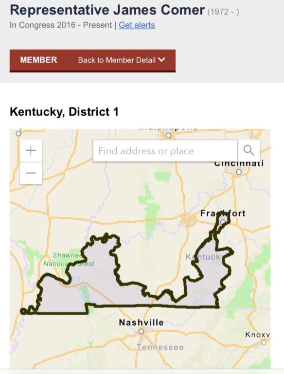 CoffeyTimeNews's tweet photo. Dear Black Voters of Kentucky:

This is James Comer’s crooked-assed, corrupt, gerrymandered map.

Do your thing. https://t.co/UeHClb17sc