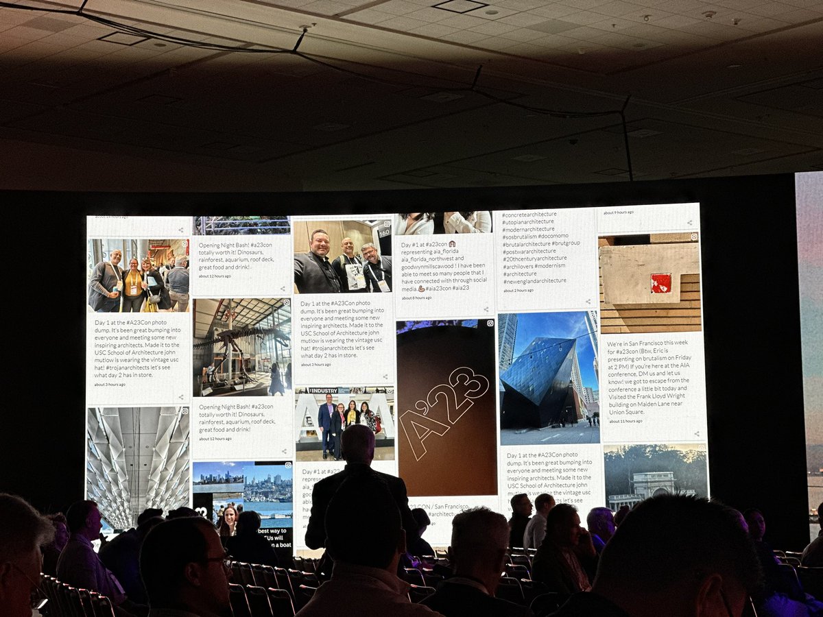 Here’s a photo of an <a href="/coffeesketch/">Coffeesketch</a> post with <a href="/kurtneiswender/">Kurt Neiswender</a> <a href="/falloutstudio/">Jamie Crawley</a> &amp; me on the #a23con Twitter feed at the opening keynote