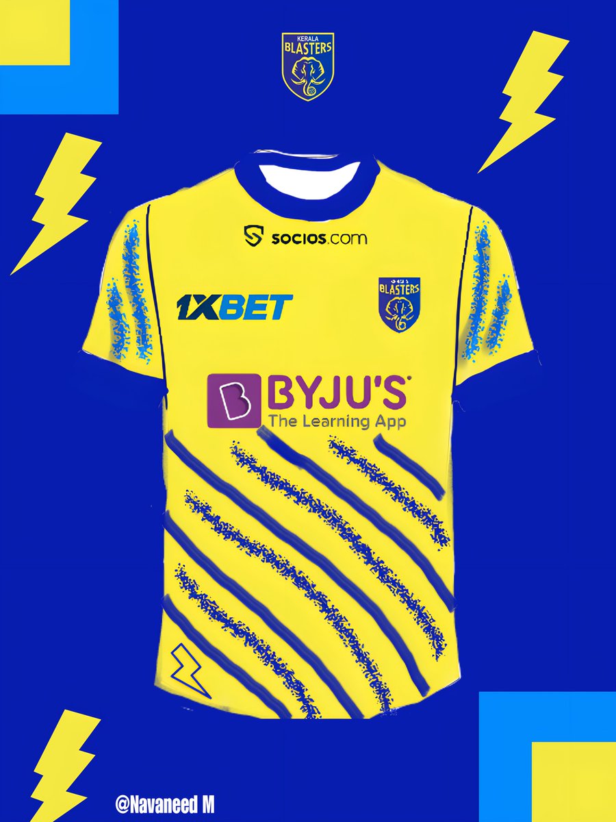 yenhuisen's tweet photo. This One is presented By Navaneed M.
Just Look It Out...
#MyKBFCKit #KeralaBlasters #KBFC #IndianFootball https://t.co/1aZnfCEjCZ