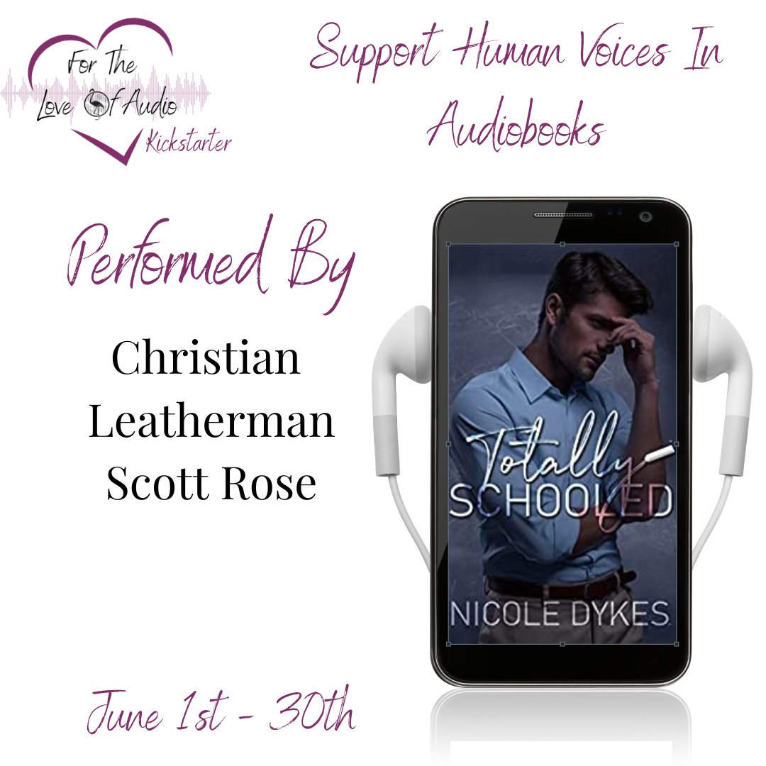 For the Love of Audio: kickstarter.com/projects/loveo…

Who's ready to ramp up with with us on our fight against AI in Audiobooks One of our featured authors is Nicole Dykes with narrators @LeathermanAudio & @ScottRoseVoice

#ForTheLoveOfAudio
#HumanVoiceOnly
#PFPBattlesAI