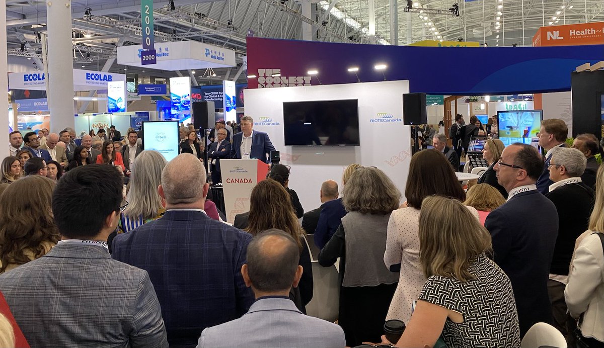 The Atlantic Canada delegation has had a busy and productive conference here at #BIO2023 including our Atlantic Canada Round Table with industry and government, the opening of the Canadian Pavilion and the Atlantic Clinical Trials Network panel! #StandUpForScience