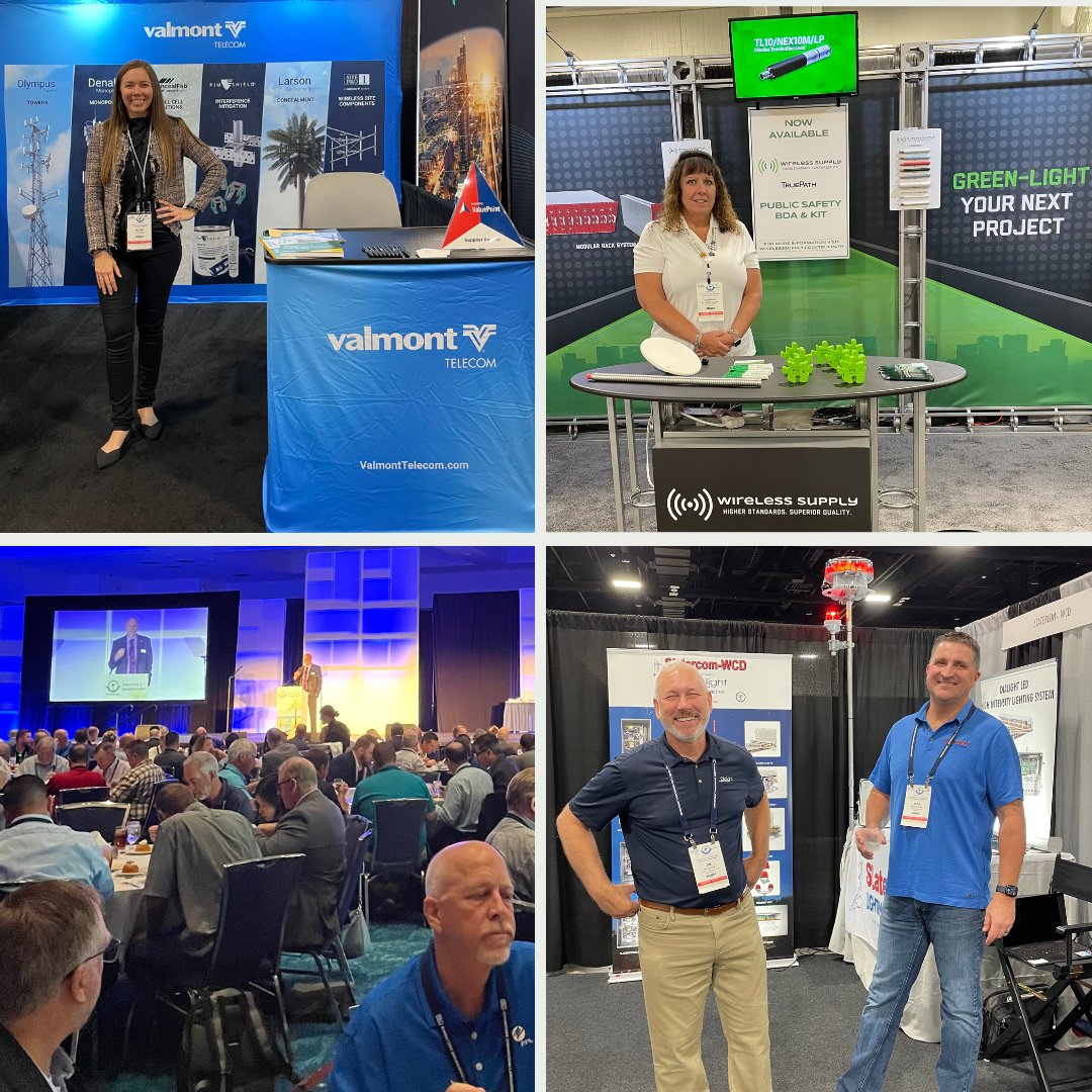 NATE COO Paula Nurnberg is at the UTC Telecom and Technology Conference in Florida and found several @NATEsafety members.

#arcosatelecomstructures
@Dialight 
@ontivitygroup 
@SabreIndustries 
#slatercom_wdc
@TowerSystemsInc
#valmontindustries 
@VIKORInc 
@1Wirelesssupply