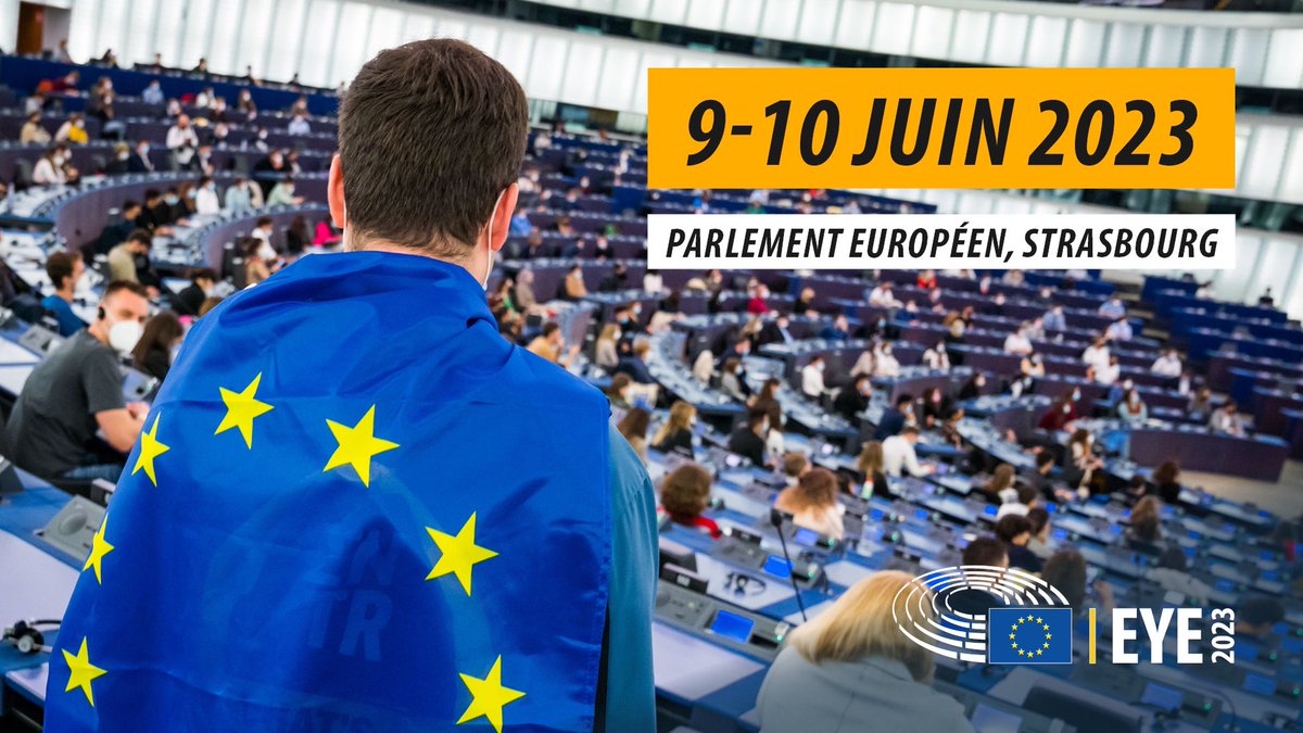 🇪🇺🙌🏻 Bienvenue à #Strasbourg aux milliers de jeunes qui arrivent ce soir et demain pour l’#EYE2023. RDV demain pour la cérémonie d’ouverture, en direct du EYE village à partir de 10h. ➜ vu.fr/YTIaW